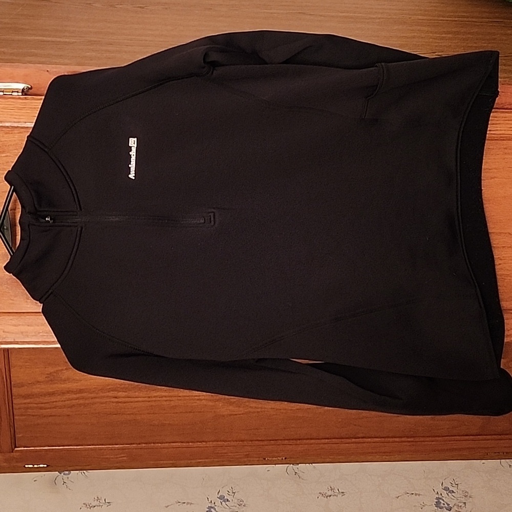 Avalanche Black Half-Zip Fleece